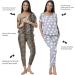 HAPPY MAMA Maternity Breastfeeding Lounge Top Joggers Pyjamas Set - Graphite Melange - Buy Online on SooperMarket.com