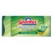 Spontex recycled fibers cleaning sponge sustainable flush with fleece made of 100% recycled fibers ideal for pots and pans handlebar 1 x 3 pack recycled 3 Pack