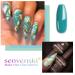 Senvenski Teal Gel Nail Polish Set - Blue Glitter Mint Olive Aqua Green Emerald Turquoise Shimmer - Starrily Sparkle Crystal - Soak Off UV LED Varnish Kit (CS007) - Buy Online on SooperMarket.com