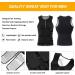 Kumayes Men's Sauna Sweat Vest - Neoprene Fitness Corset & Shapewear | XXL Black for Weight Loss & Belly Slimming - Buy Online on SooperMarket.com