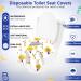 40-Pack Disposable Toilet Seat Covers - BABEnjoy Giraffe Pattern Extra Large - Ideal for Kids, Toddlers, and Adults - Potty Training, Public Bathrooms, Airplanes - Buy Online on SooperMarket.com