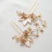 SWEETV Handmade Wedding Hair Pins for Brides - 2Pcs Bridal Hair Accessories Set - Buy Online on SooperMarket.com