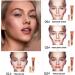 Liquid Highlighter Beauty Wand Cream Bronzer Highlighter Stick Contour Wand Soft Smooth Glossy Lightweight Long Lasting Waterproof Liquid Highlighter Stick Makeup Kit For Natural Nude Finish (03#Pearl White) - Buy Online on SooperMarket.com