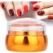 Professional Moum Routes Silicone Nail Stamp Kit | Clear Nail Seal & Printing Tool for DIY Manicures | Perfect for Nail Artists & Enthusiasts (Orange) - Buy Online on SooperMarket.com
