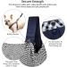 CUBY Reversible Puppy Dog Sling Carrier for Small Medium Dogs - Dark Blue01 - Buy Online on SooperMarket.com