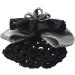 Lodokdre Faux Rhinestone Decor Ruched Bow Hair Snood Net Bun Cover White Black - Buy Online on SooperMarket.com
