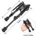 Feyachi B13 Mlok Bipod 6-9 Inch - Lightweight Rifle Bipod for Hunting and Shooting - Direct Mlok System Attachment - Buy Online on SooperMarket.com
