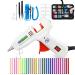 GoGoPanda 40W glue gun set electric heat hot melt crafts repair tool professional DIY 110V (color glue stick4)