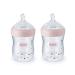 NUK Simply Natural Bottles 0+ Months Slow 2 Pack 5 oz ( 150 ml) Each