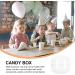 Alipis 10pcs Box Candy Containers Wedding Candy Cases Party Treats Containers Snack Plastic Gift - Buy Online on SooperMarket.com