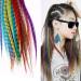 Quesuc Synthetic Hair Extension Kit - 52 Assorted Colors Stick Tip Hair Extensions with Tools - Bright & Pretty Mixed Colors - Buy Online on SooperMarket.com