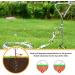 XhuangTech 16.4ft Dog Tie Out Cable with 16 inches Heavy Duty Spiral Ground Stake Spike for Dog Up to 130 lbs for Playing Camping and Backyard in Ground - Buy Online on SooperMarket.com