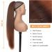 PORSMEER 30 Inch Yaki Straight Drawstring Ponytail Clip In Extensions for Women Kinky Straight Pony Tail Extensions Hair Extensions Ponytail (Black mixed brown) - Buy Online on SooperMarket.com