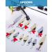 GOANDO 380 Pcs Freshwater Fishing Lures Kit - Bass, Trout, Salmon Bait Tackle Box with Spoon Lures, Worms, Crankbait, Jigs, Hooks - Fishing Accessories Set - Buy Online on SooperMarket.com