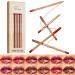 Creamy Lip Liner Pen Set 12 Colors Matte Finish Series Lip Liners Kit for Women Long Lasting Waterproof Smooth High Pigmented Lip Makeup Pencil for Daily (Set A) Set A 12