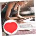 PRETYZOOM Mold Heart Shaped Biscuit Heart Cupcake Pan Silicone Cookie Mini Cupcake Heart Cake Pan Baking Supply Tube Baking Tins Cake Tin Red Wedding Large Baking Dish Silica Gel - Buy Online on SooperMarket.com