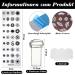 SPOKKI 10 Piece Nail Art Plate Set - Stamping Kit with Templates & Scraper for Perfect Manicures - International Shipping Available - Buy Online on SooperMarket.com
