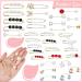 35-Piece White Faux Pearl Brooch Pins Set for Women - Elegant Clothing Decoration Accessories - Buy Online on SooperMarket.com