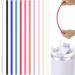 SHASUXTING 10 Pack Reusable Straws with Clearing Brush 12in Long Replacement Straws 10 Colors Tumblers Straw Replacement Food Grade Reusable Plastic Straws Durable for 40oz Tumblers Mugs Half Gallon J - Buy Online on SooperMarket.com