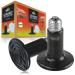 Lucky Herp 2 Pack 150W Reptiles Ceramic Heat lamp Turtles Terrarium Lamp E27 (220V-240V) Terrarium Hermal lamp Animals for reptiles chicken dog cat 150W 2 pieces