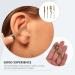 4pcs Mini Golden Powder Scoop Set for Earwax Removal and DIY Jewelry - Retro Micro Spoons - Buy Online on SooperMarket.com
