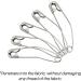Quilting Curved Safety Pins Size 3 - 100 Count | Quick Basting Pins for Sewing Projects - Buy Online on SooperMarket.com