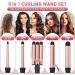 5 in 1 Wand Curling Iron Set - Interchangeable Ceramic Curlers Dual Voltage Hair Waver & Quick Heating Tool - Perfect for International Shipping - Buy Online on SooperMarket.com