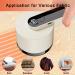 Rechargeable Fuzz Remover & Fabric Shaver - Electric Lint Remover with 6 Leaf Blades for Clothing Sweaters & Furniture - Purple Trimmer for Pilling - Buy Online on SooperMarket.com
