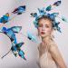Bohue Butterfly Headbands Antenna Headband Butterfly Hairband Butterfly Fascinator Hat Hair Accessories for Woman Girls Kids (Blue) - Buy Online on SooperMarket.com