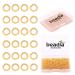BEADIA 18K Gold Plated Jump Rings Non Tarnish 3mm 1200pcs for Jewelry Making Findings Gold 0.5x3mm
