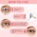 Glowing Win Cluster Eyelashes - 228Pcs Natural Individual Lash Extensions (0.07D 20D Mix 8-15mm) for DIY At-Home Applications - Buy Online on SooperMarket.com