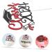 Warmhm 10 Sets Cake Insert Decor Party Supplies Graduation Cake Toppers Graduation Cupcake Topper Cake Picks Grad Cupcake Toppers European and American Plug-in Red Paper Redx2pcs 16.00X13.00X0.10CMx2pcs - Buy Online on SooperMarket.com