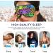 Haskirky Light Blocking Eye Mask for Men and Women - Breathable, Adjustable, Suitable for Travel, Yoga, Meditation - Comfortable Office deep Sleep Mask - Neon Tiger Eyes - Buy Online on SooperMarket.com