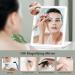 Torribala Travel Makeup Mirror Vanity Mirror Lights Travel Lighted Makeup Mirror with 10X Magnifying Mirror 3 Color Lighting Accessories for Women - Buy Online on SooperMarket.com