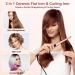 Mini Hair Straightener for Short Hair & Pixies - Adjustable Temperature Flat Iron (Rose Gold) - Buy Online on SooperMarket.com