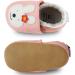 Soft Leather Baby Shoes | Non-Slip Rubber Soles | Newborn Cartoon Prewalker Sneakers - Pink Bunny | 12-18 Months - Buy Online on SooperMarket.com
