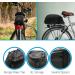 Vivacourse Waterproof Bike Rear Rack Pannier Bag | 8L Capacity Saddle Bag for Commuter & Trekking Bikes - Buy Online on SooperMarket.com