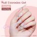 MIZHSE Nail Builder Gel Extension Clear Poly Nail Gel for Beginners 60g Non-Stick Hand Nail Extension Gel Nail Art Hard Gel 3D Modeling Salon UV Gel Home DIY Clean - Buy Online on SooperMarket.com