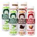 Genius Juice 100% Organic Coconut Creamy Nutritional Smoothie | Coconut Water + Blended Whole Coconut Meat  Low Calorie, Delicious, Filling Meal Replacement | No added sugars, Vegan Free, Dairy Free Variety Flavors Smoothie 6 pack