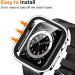 AmizeeÂ 2Â PackÂ CompatibleÂ withÂ AppleÂ WatchÂ CaseÂ 44mmÂ SeriesÂ 6/5/4/SEÂ with Built-in Screen Protector Hard PC Case Straight Edge Ultra Thin Anti-Scratch Protective Cover for iWatch 44mm (Silver/Clear) 44mm Silver/Clear - Buy Online on SooperMarket.com