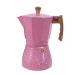 Latte Mocha Coffee Italian Moka Espresso Cafeteira Percolator Pot Field Coffee 300 ml Pink