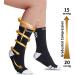 Dovava Dri-Tech Compression Crew Socks - 4 Pairs - Anti-Blister, Comfort Fit - Large-X-Large - Black - Buy Online on SooperMarket.com