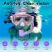 Kids Snorkel Set - Dry Top Snorkel Mask for Boys and Girls - Anti-Fog, Leak-Proof, 180 Panoramic View - Purple Snorkel Kit for Youth - Buy Online on SooperMarket.com