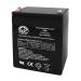 AJC Battery Compatible with CyberPower CPS485SL 485VA 12V 5Ah UPS Battery