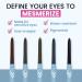 Prime Prometics PrimeEyes Glide Eyeliner for Mature Women Waterproof Long-Stay and Mess-Proof Gel Cream Texture Discreet Sharpener and Effective Smudger (Smoky) - Buy Online on SooperMarket.com