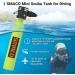 SMACO S300+ Portable Mini Dive Cylinder | 5-12 Minutes Capacity | Corrosion Resistant | Constant Pressure Valve | Refillable Pony Bottle - B-green - Buy Online on SooperMarket.com