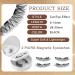 Magnetic Eyelashes with Applicator Natural Look Magnetic Lashes with Applicator 2 Pairs Reusable Magnetic Eyelashes False Eyelashes Manga Cat Eye Magnetic Eyelashes without Eyeliner No Glue Needed - Buy Online on SooperMarket.com