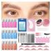 PERMANIA Lash Perm Kit  Lash Lift Sachet Kit with New Eyelash Lifting Glue Balm Smells Great Keeps Both Lashes and Brows in Place 8 Weeks Eyelash Curler and Brow Lamination