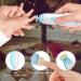 Baby Nail File Megainvo Electric Trimmer Set with LED Light - Safe for Newborns & Toddlers | Quiet Design, 10 Grinding Heads, Blue - Buy Online on SooperMarket.com