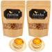 Jaiccha Ghasitaram Diwali Gifts Dryfruit - American/ Califonia Almonds 400 GMS in Brown Paper Pouch with 2 T-Lites